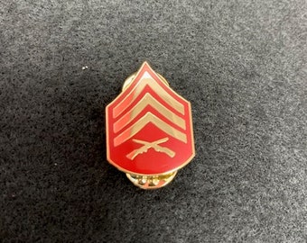 Sargent Enamel Backpack pin - Jacket Pin - Graffiti pin - Lapel pin - Motorcycle - Tie - Collectable Pins