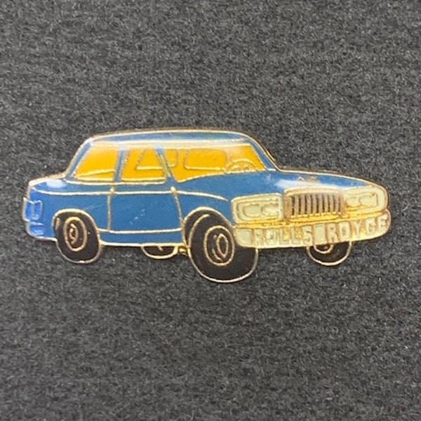 Rolls Royce Car Enamel Backpack pin - Jacket Pin - Graffiti pin - Lapel pin - Motorcycle pin - Tie pin - Collectable Pins