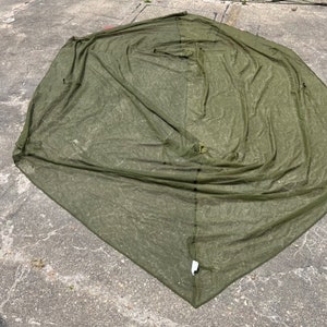 US Military Issued Shelter Half Mosquito Net Cover for Tent Pup Tent
