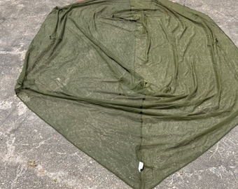 US Military Issued Shelter Half Mosquito Net Cover for Tent Pup Tent