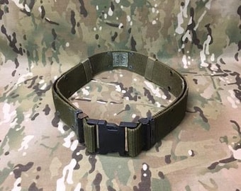 Large US Military Issue Black Buckle Heavy Duty Cartridge Belt / War Belt / Duty Belt Part of initial 782 Issue
