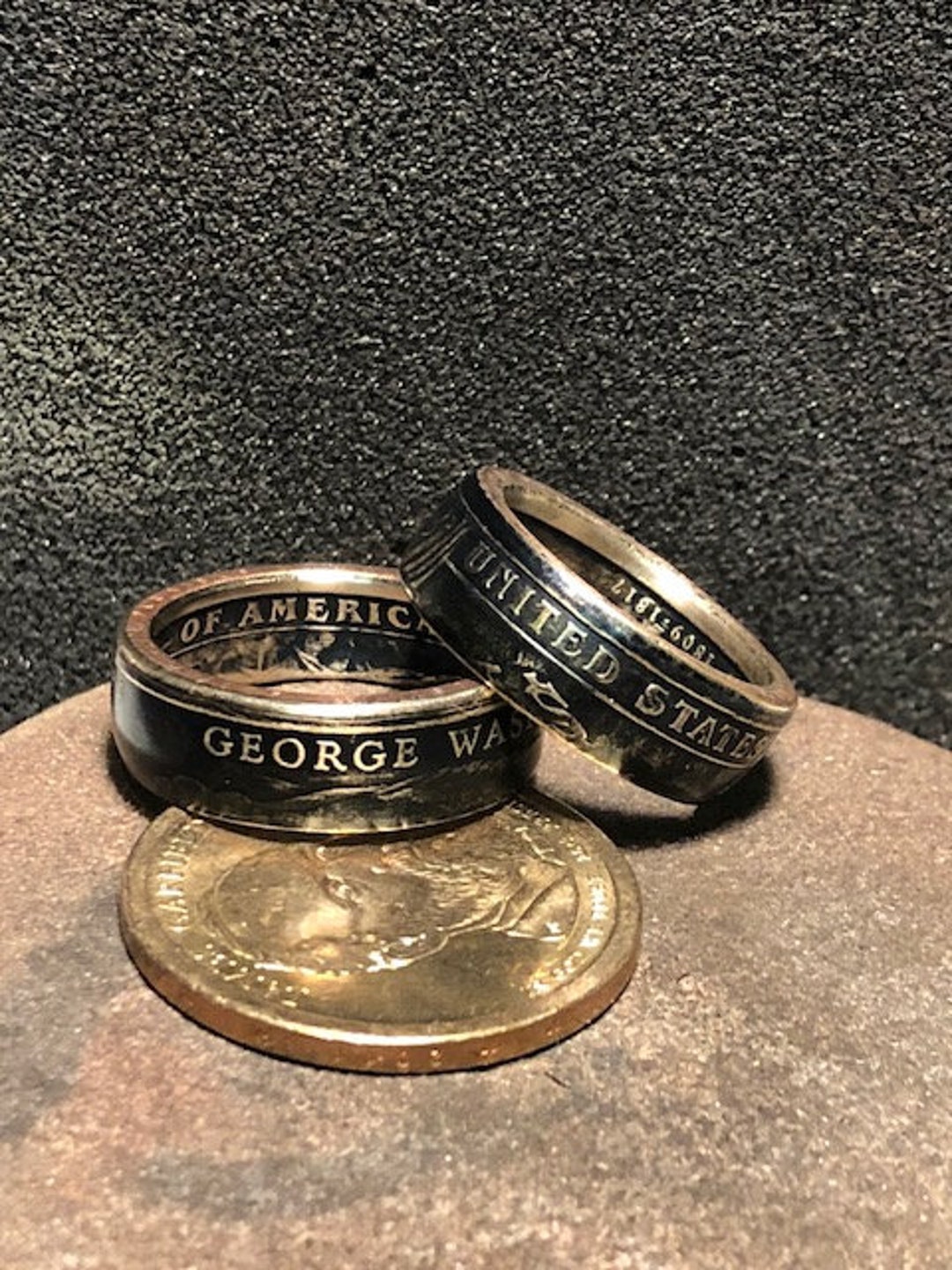 Custom Made Presidential U. S. Dollar Coin Ring Coinring - Etsy