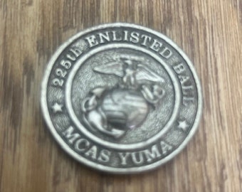 USMC MCAS Yuma 225th Enlisted Ball Challenge Coin 50th Anniversary Korean War