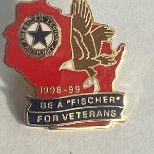 American Legion campaign pin  for veterans  Backpack  Jacket Graffiti  Lapel pin - Motorcycle - Tie - Collectable Pins