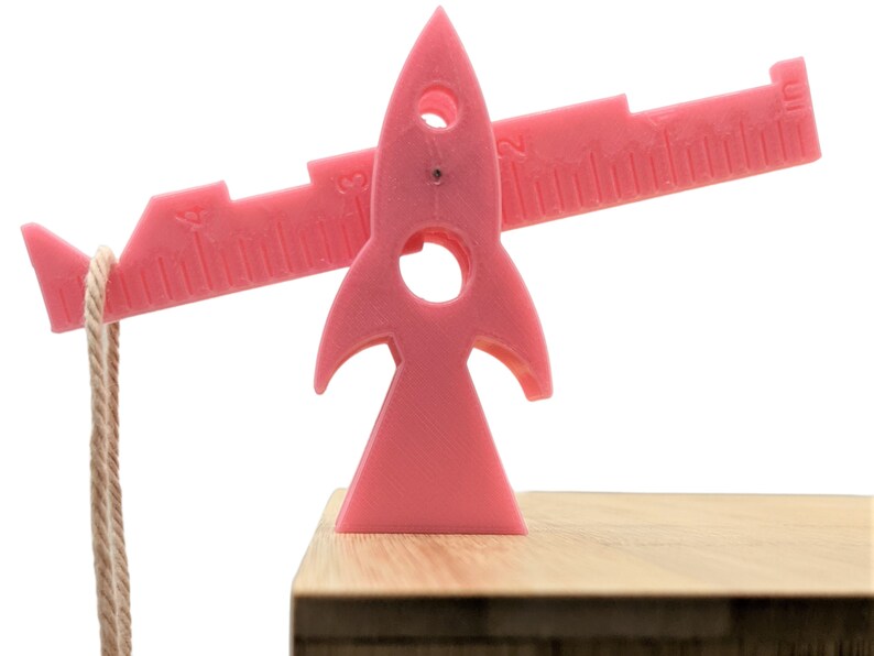 Yarn Balance and WPI Gauge Rocket Balance Yarn Gauge Etsy