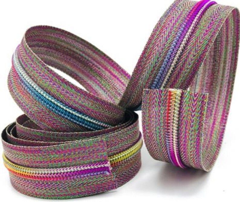 Prismatic Zipper Zipper by the Yard 5 Nylon Zipper CPSIA Etsy