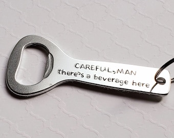 Big Lebowski bottle opener keychain