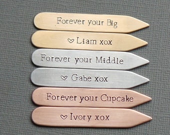 Custom stamped collar stays