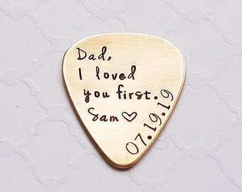 Father-of-the-bride guitar pick