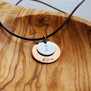 Two-layer religious necklace