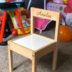 Ikea childrens wooden chair discount