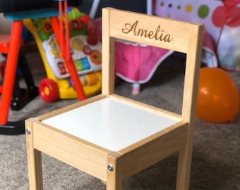 Children's chairs cheap with their name