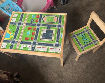toytopia wooden train table