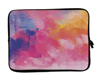 15 Inch Sleeve AN0336 Gifts for him Gifts for Her Wood Design Watercolor Art Sleeve for Laptops 13 Inch Sleeve Laptop Protection