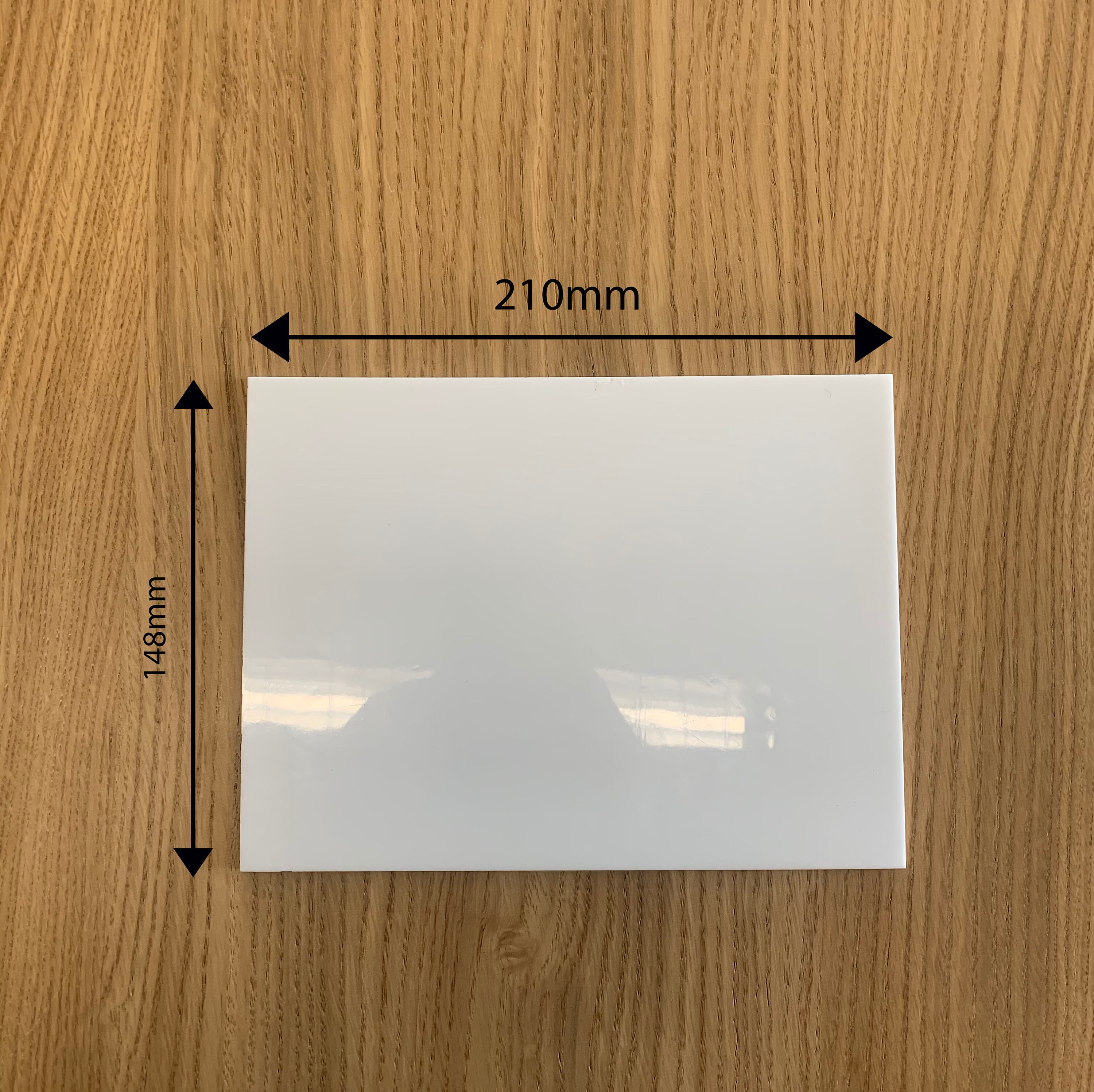 Personalised Modern House Sign / Plaque - Engraved Acrylic (Perspex) With Numbers/Name