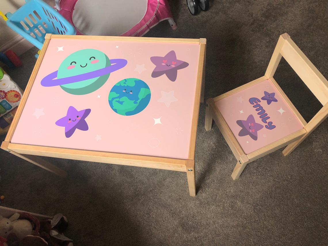 Personalised Children's Ikea STICKER ONLY LATT Wooden Etsy