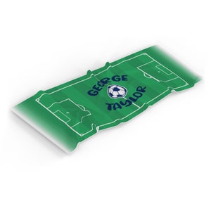 Personalised Children&#39;s Football Microfibre Towel, Cute,FOOTY,Sports 50 x 100cm, Any Name, Colourful, Bath, Beach, Cotton