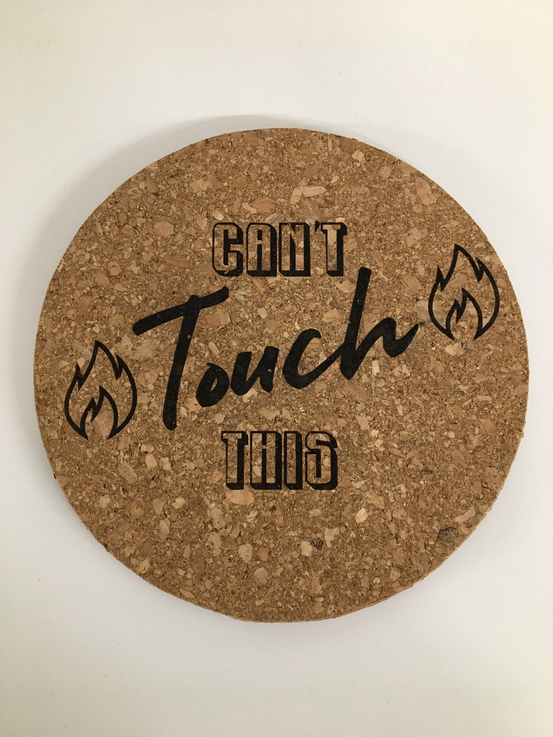 Cork Trivet Mat Can't Touch This Heat Pad Gift for All Etsy UK