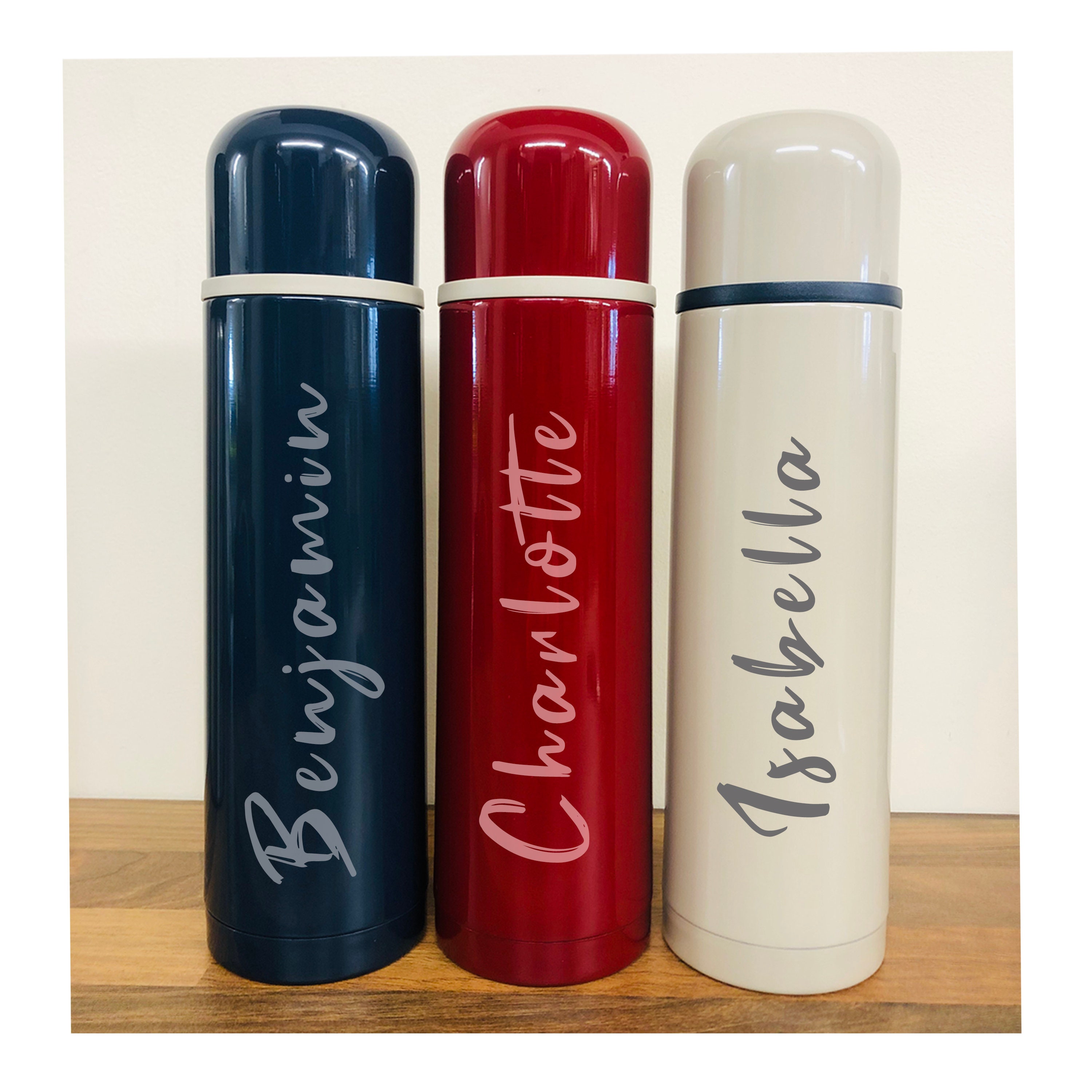 Personalised Tea / Coffee Flask Gift for any occasion Any Etsy