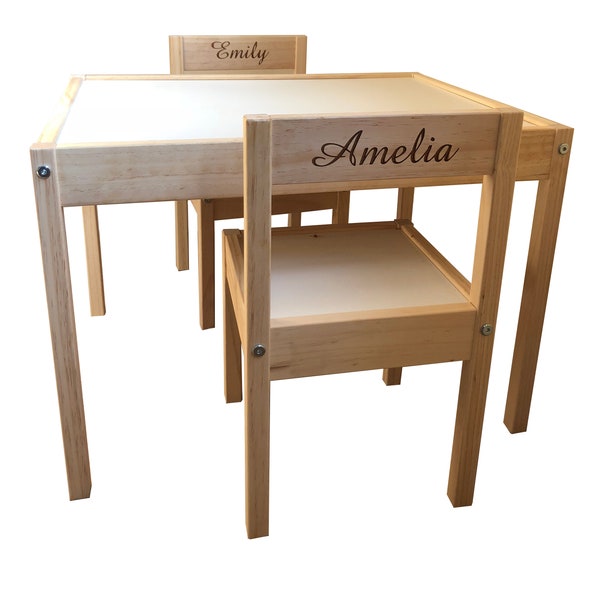 Kids Table and Chairs Etsy