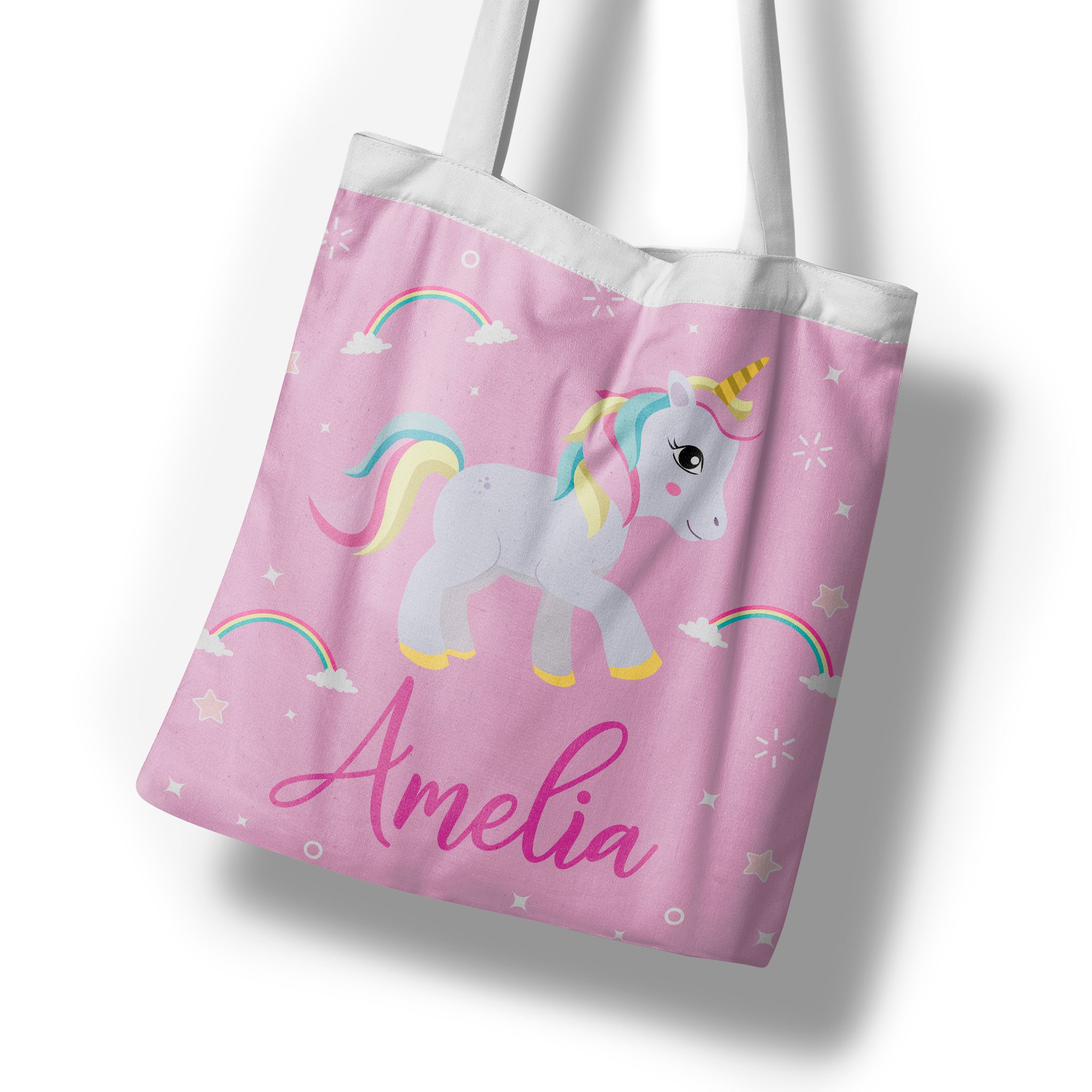 Sac à Dos Pour Enfant Motif Licorne Personnalisé Et Brodé