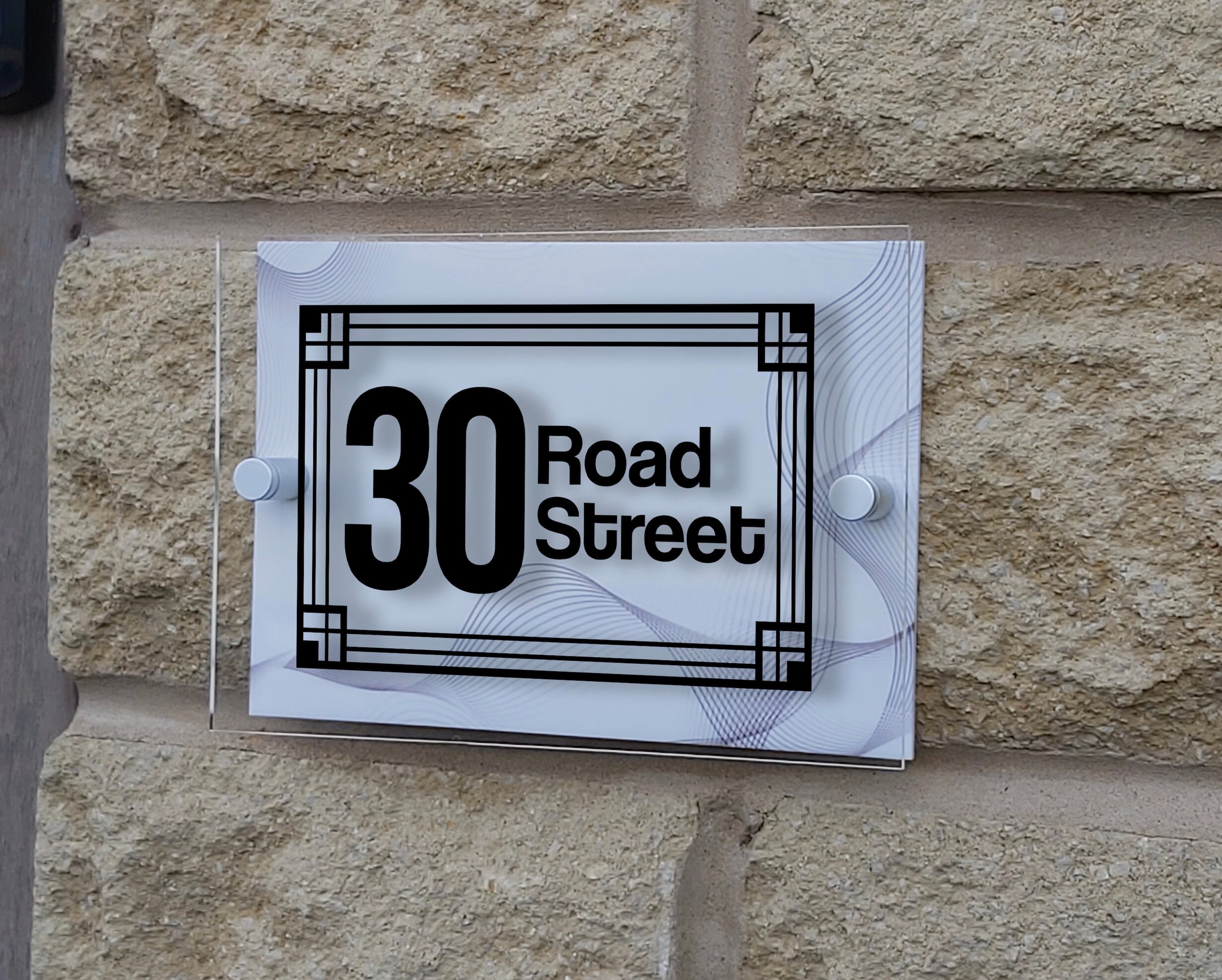 PERSPEX HOUSE SIGNS / PLAQUES / DOOR / NUMBERS / PERSONALISED