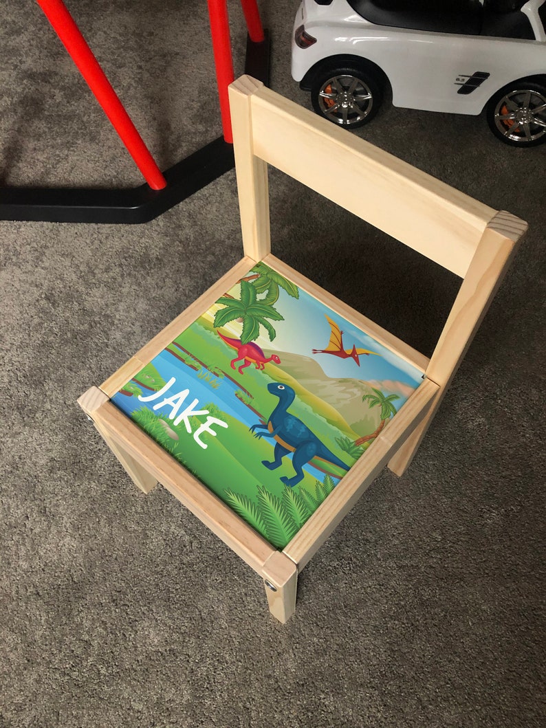 Personalised Children's Ikea LATT Wooden Table and 1 Chair Etsy