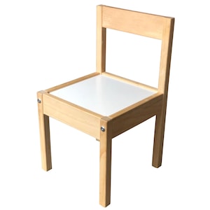 IKEA LATT Childrens Kids Plain wooden chair