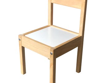 IKEA LATT Childrens Kids Plain wooden chair