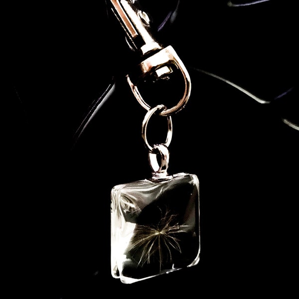 Wish you something pendant, key ring, bag dangling, dandelion, dandelion umbrella, dandelion