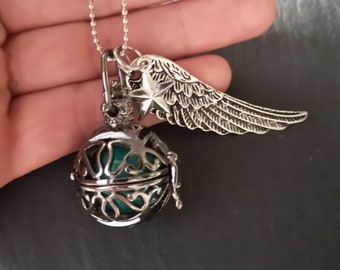 Necklace, long chain, harmony, caller