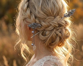 Hair stick with pendant – Elegant hair accessory for stylish hairstyles