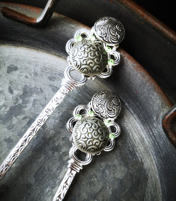 Vintage Style Hair Sticks D-GROEE 3Pcs Acetate Sheet Hair Sticks Hairpins Twist Shape  main image 2