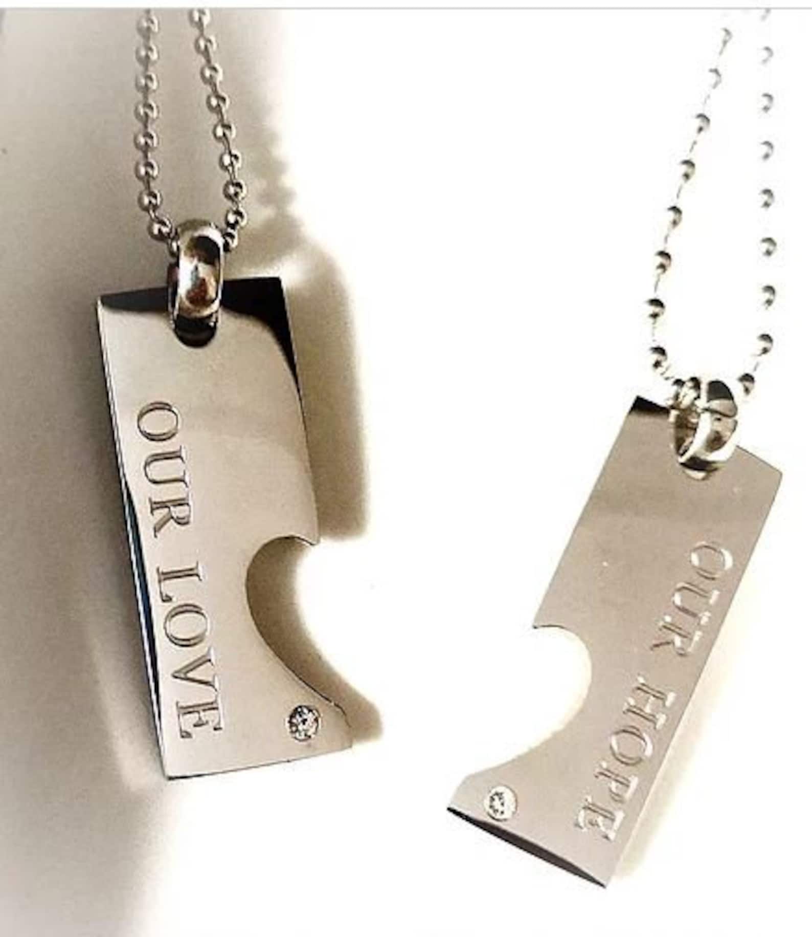 Partner Chains Unisex Stainless Steel Hope Love Men's Etsy