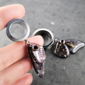 Tunnel with pendant, screw cap, stainless steel, wings