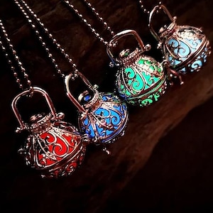 Chain with luminous ball, chain, glow-in-the-dark