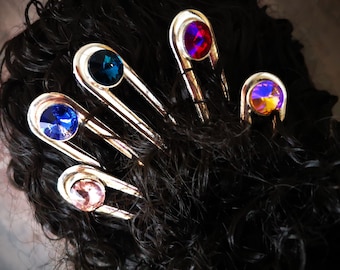 Hair stick, hair pin, rhinestone, color selection
