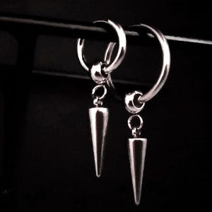 Herren Ohrring, Mono Ohrring, Edelstahl, verschiedene Größen