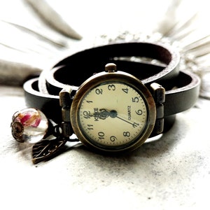 Wristwatch, winding watch, winding watch, flower ball, selection