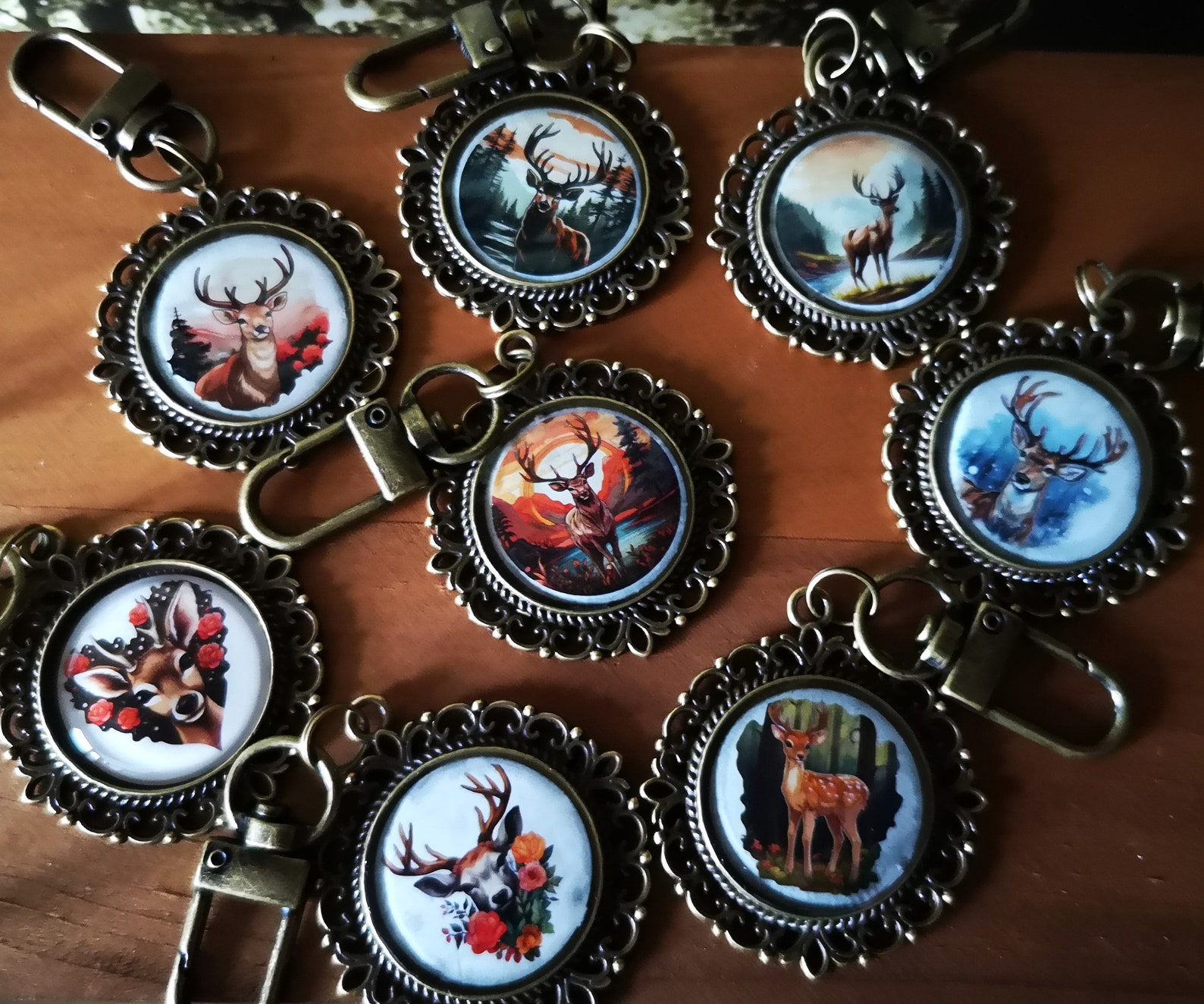 Pendants, Charivari pendants, traditional jewelry