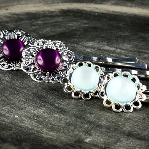 4 magical hair clips, hairpins, hair clips