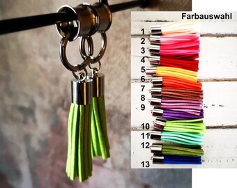 Pendant for tunnel, ear weight, tassel, 13 colors to choose from, stainless steel