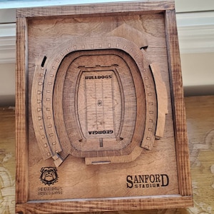Georgia Sanford stadium  3d model FREE SHIPPING
