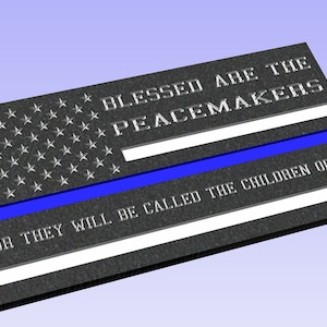 Blessed are the Peacemakers US Flag SVG ONLY