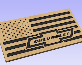 Chevrolet US Flag SVG ONLY