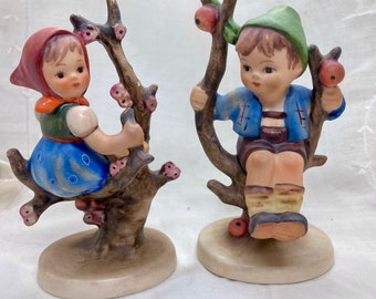 Apple Tree Girl and Apple Tree Boy Hummel set