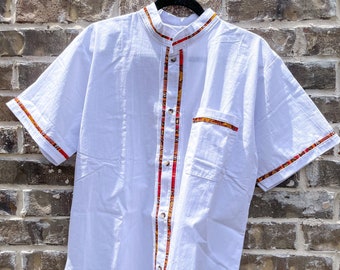 Camiseta Men's/Guayavera Men/ Men's Guayavera/ Guayavera/ Men's Guayabera Shirt