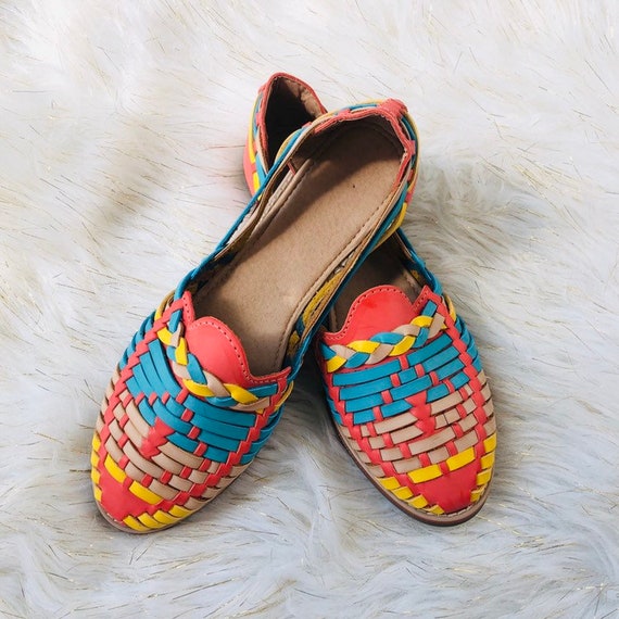 colorful mexican huaraches