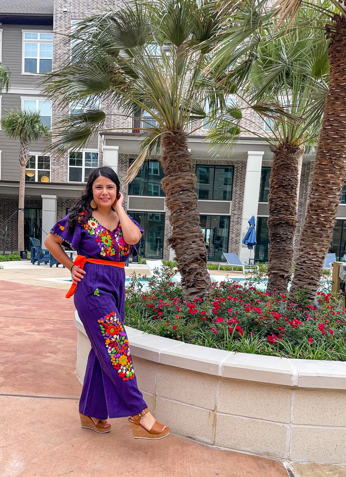 Mexican Jumpsuit/ Women Jumpsuit/linen Jumpsuit/ 5 De Mayo Etsy Norway