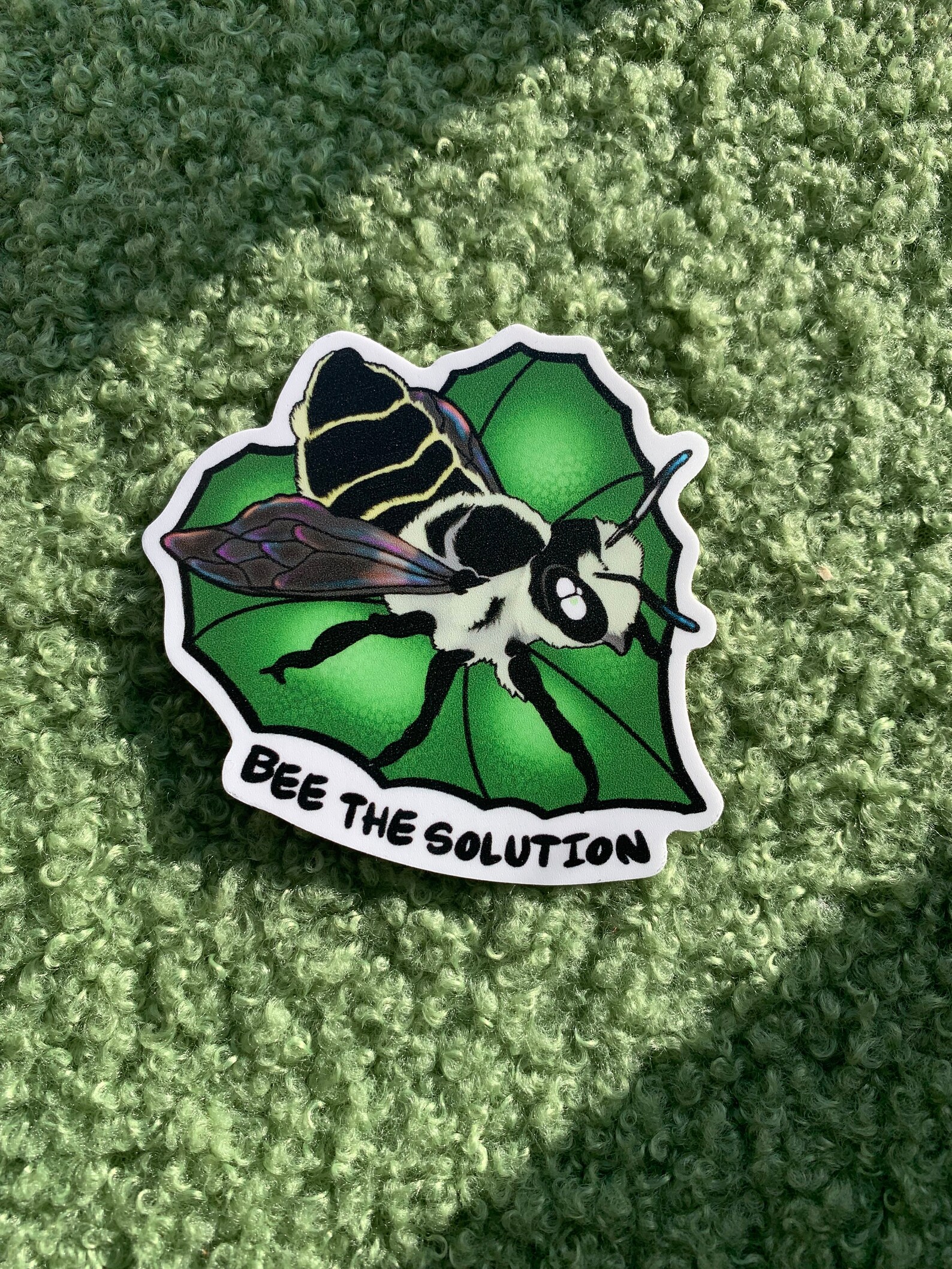 Bee the Solution Sticker, Leaf Cutter Bee California and West Coast ...